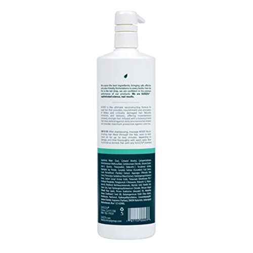 SUDZZFX Moxee Reconstructing - Hydrating Hair Mask - Deep Conditioner for Dry Damaged Hair Care - Provides Nourishment and Restores Weak, lifeless, Critically Damaged Hair - 33.8 Fl Oz