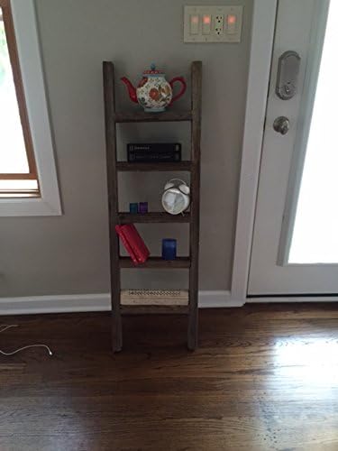 4' Reclaimed Barnwood Rustic Ladder