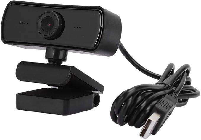 4K Webcam with Built-in Microphone, Widescreen USB Web Camera, Streaming Computer Web Camera for Live Broadcast/Video Conferencing(Black)