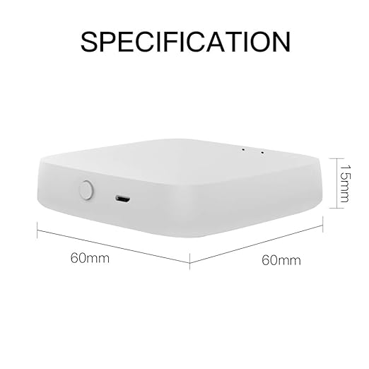 MoesGo Finger Hub Link Fingerbot to Wi-Fi, Only Support 2.4GHz, Compatible with Alexa and Google Home, Remote Control Smart Life/TUYA APP