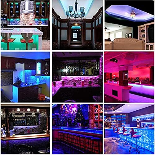 WS2812B LED Strip Individual Addressable Light 60Pixels/m SMD 5050 RGB Pixel Strip DC5V (16.4FT 300LEDS Waterproof IP65, Black PCB)