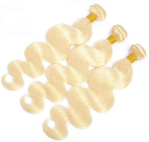 Habiliana Bundles Human Hair 24 26 28 Inch Body Wave Blonde 613 Human Hair Bundles 11A Unprocessed Brazilian Virgin Quick Weave Hair Extensions for Black Women