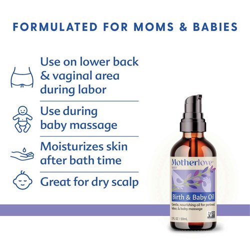 Motherlove Baby Body Care Gift Box—Clean Body Care for Newborns, Infants, & Toddlers—Baby Shower Gift & Nursery Essential
