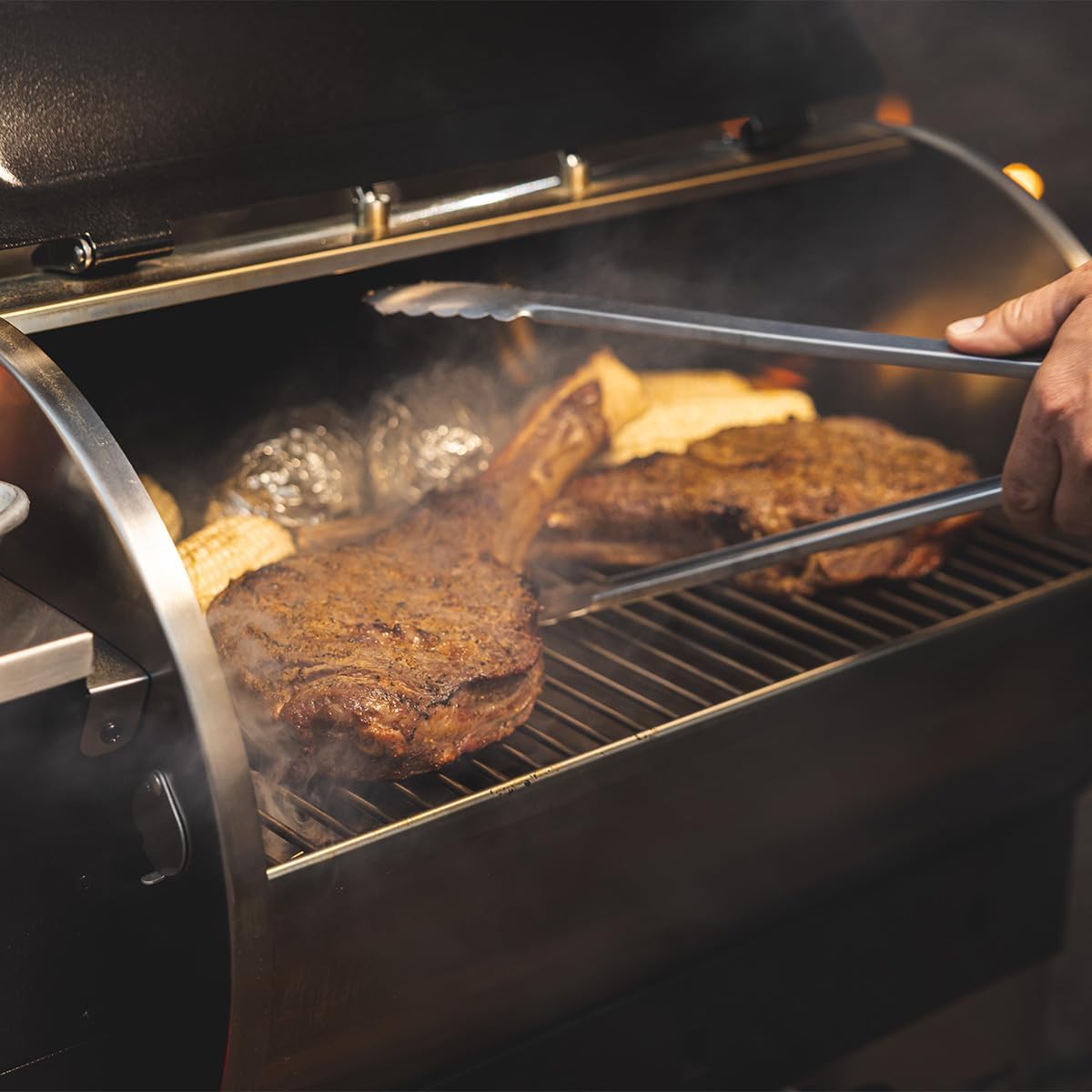 recteq Pellet Grill - Road Warrior 340 + Searing Essentials Bundle, Portable Electric Pellet Smoker Grill, BBQ, Wood Pellets, Sear, Smoke, and More