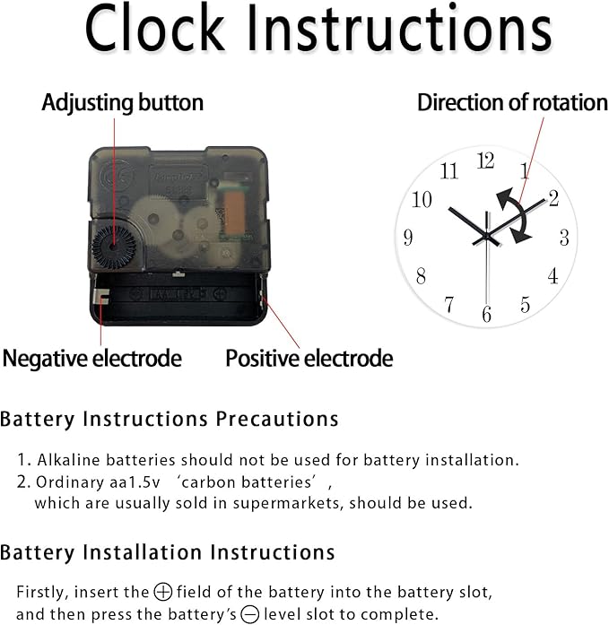 XNM 2 Pack Navy Blue Classic Wall Clock 8 Inch Small Minimalist Wall Clocks Battery Operated Modern Decorative Wall Clock for Living Room Bedroom Kitchen Silent Non Ticking