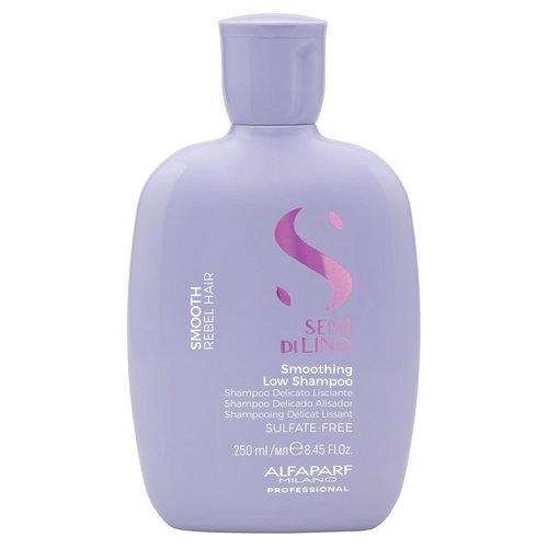 Alfaparf Milano Semi di Lino Smooth Gift Set for Frizzy Hair - Sulfate Free Shampoo, Mask and Smoothing Cream - Controls Frizz - Humidity Protection - Adds Shine and Softness
