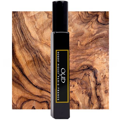 Robert Piguet OUD Eau de Parfum Refillable Travel Spray - Woody Oriental Scent with Notes of Saffron, Balsam Fir & Oud - Made in France, .27oz/ 8ml
