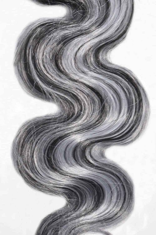 Habiliana Bundles Human Hair 22 24 26 Inch Body Wave P4/GREY Human Hair Bundles 11A Unprocessed Brazilian Virgin Quick Weave Hair Extensions for Black Women