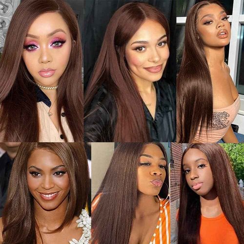 Condescension Human Hair Bundles 22 24 26 Inch Color 4 Straight Wave Human Hair Bundles Unprocessed Brazilian Virgin Hair for Black Women