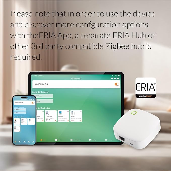ERIA Smart Light Bulbs, A19 ZigBee, Tunable White 800 Lumens, Works with Hue*, SmartThings, HA, Amazon Echo (4th Gen), Alexa, HA, Google Assistant (2-Pack)