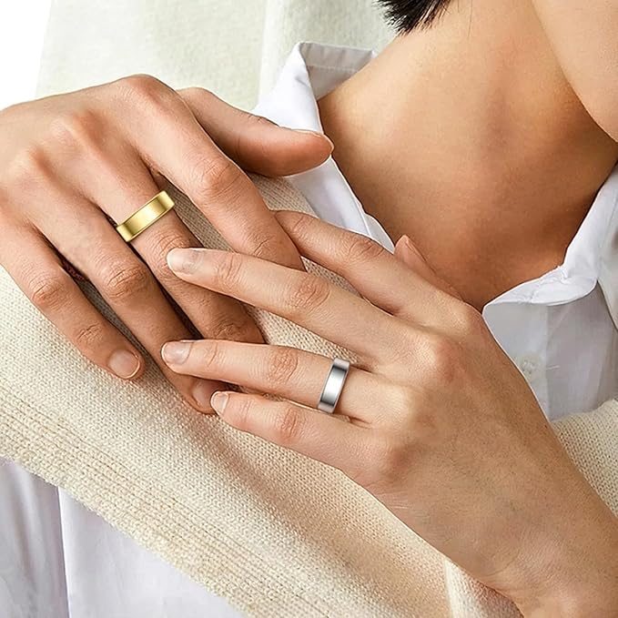 Smart Health Ring, Fitness Tracker with Heart Rate, Blood Oxygen, Blood Pressure, Sleep & Step Monitoring, Waterproof, Compatible with iOS & Android, No Subscription Required (Rose Gold, 10)