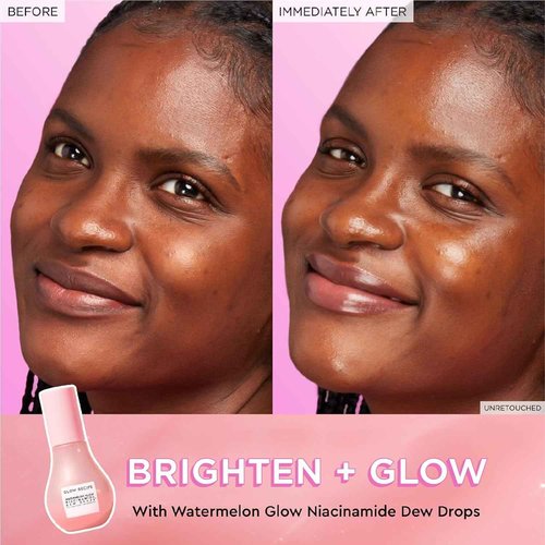 Glow Recipe Watermelon Glow Icons Skin Care Gift Set - Niacinamide Dew Drops Face Serum (40ml) + PHA + BHA Pore Minimizing Toner with Hyaluronic Acid (150ml) + Pink Juice Facial Moisturizer (25ml)