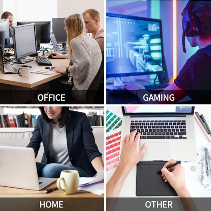 XXL Large Gaming Mouse Pad,Mousepad with Stitched Edge Frame & Non-Skid Rubber Base,Desk Mat for Work,Office Desk Pad for Laptop,Computer Keyboard and Mice Combo Pads Mouse Mat 31.5X15.7 inches