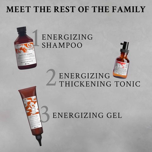 Davines Naturaltech ENERGIZING Shampoo & REPLUMPING Conditioner, Gentle Cleansing for Fragile Hair, Protect, Revitalize & Energize The Scalp, Moisturize & Detangle, 8.45 fl. oz. & 5.07 fl. oz.