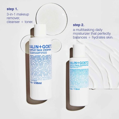 MALIN+GOETZ Vitamin E Face Moisturizer | Lightweight Hydrating Daily Face Cream Balancing All Skin Types | Fragrance-Free, Vegan | 8.5 Fl Oz