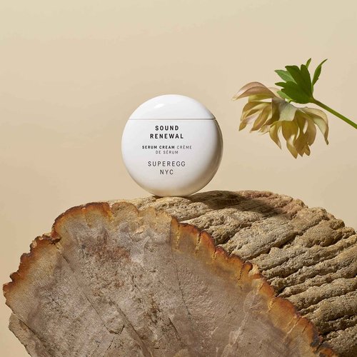 SUPEREGG Sound Renewal Serum Cream: For a fresh, luminous complexion. Nourishing serum cream with Panthenol and EGCG. 60 ML / 2 FL OZ