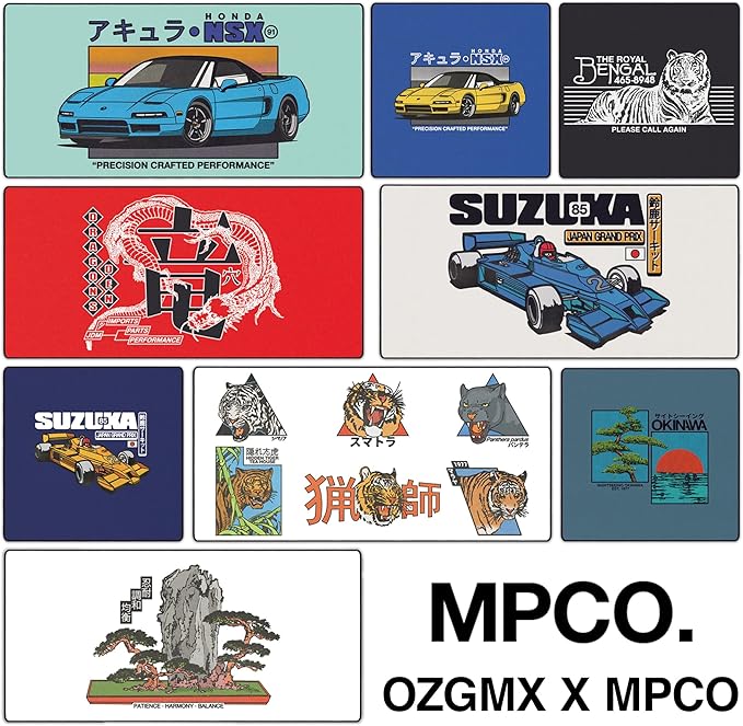 MPCO. Original Large Gaming Desk Mat – 36" x 17" Aeroglyde OZGMX Buenavista Full Desk Mouse Pad for Smooth Precision – Non-Slip, Washable Extra-Large PC Mouse Pad for Gaming Sessions