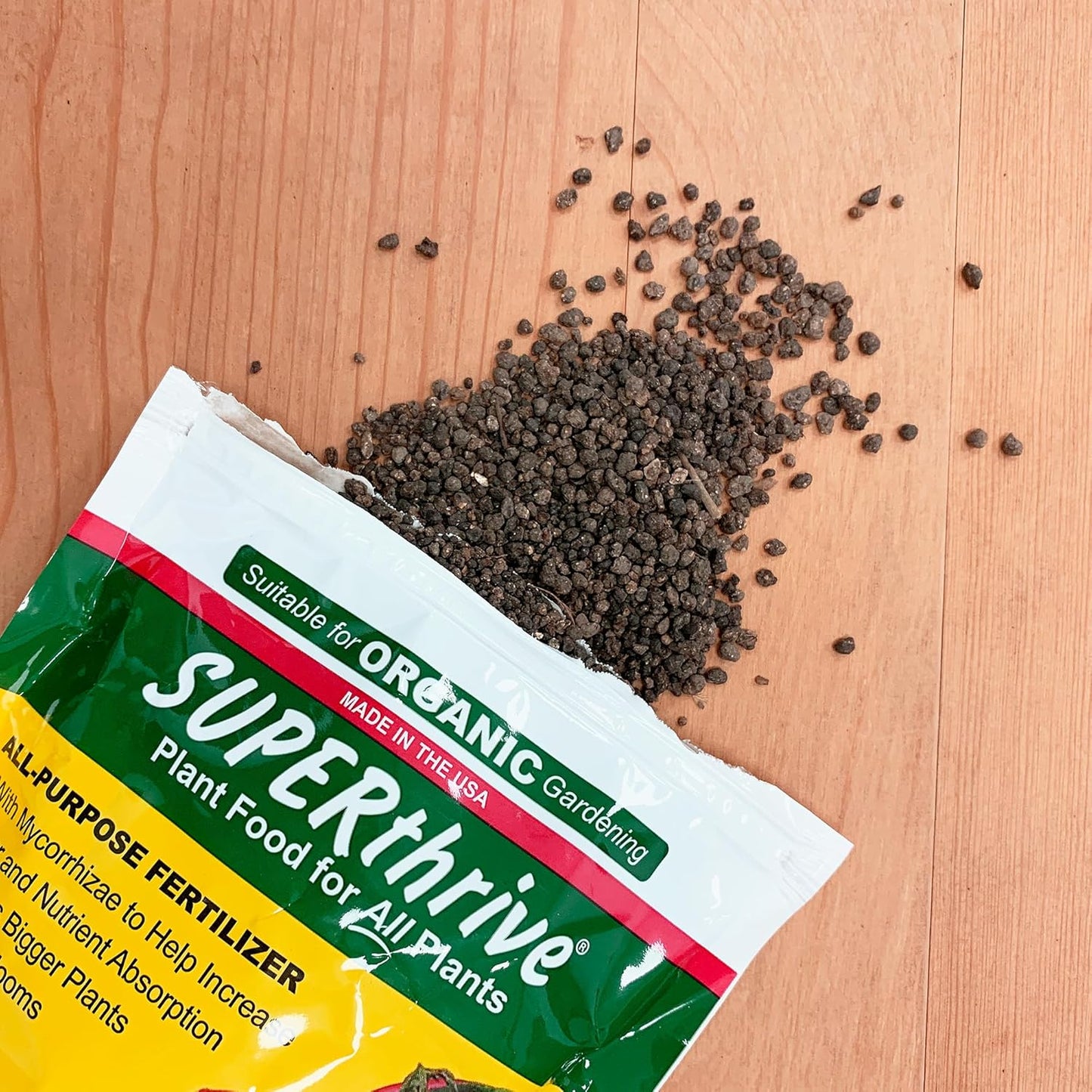SUPERthrive Organic All-Purpose Plant Food, Solid Granular 4-4-4 (2 Pack)