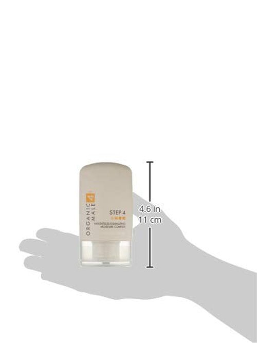 Organic Male OM4 Oily Step 4: Weightless Equalizing Moisture Complex, Moisturizer for Oily Skin to help reduce shine and breakouts for men