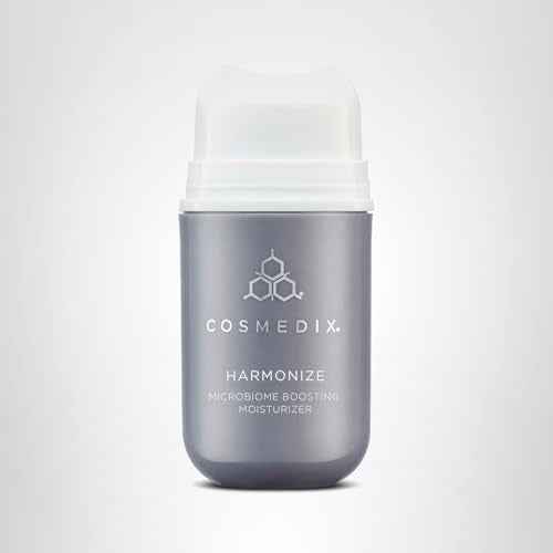 COSMEDIX Harmonize Microbiome Boosting Moisturizer - Ultra-Light Prebiotic Facial Skin Care Products for Softer, Smoother & Vibrant-Looking Skin - Face Lotion for All Skin Types