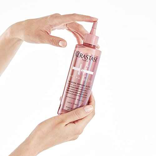 KÉRASTASE Chroma Absolute Chroma Hair Gloss, High Shine Treatment for Damaged Color-Treated Hair, Strengthens and Adds Shine, Lightweight formula with Lactic Acid, Soin Acide, 7.1 Fl Oz
