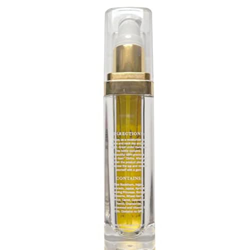Oridel Liquid Gem Regenerating Face Oil - Facial Moisturizer - 100% Natural, Organic Skincare with Citrine Stone, Argan and Sea Buckthorn, Anti-Aging Botanical Ingredients, 1 Ounce Bottle