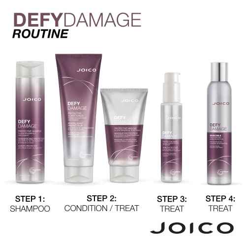 Joico Defy Damage Protective and Repairing Complete Regimen | Strenghthen Bond & Preserve Color | For Fragile Hair