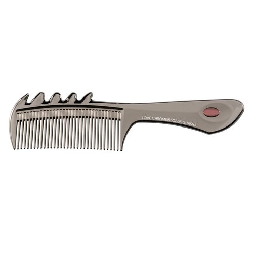 LOVE CHROME PG SCALP-GUASHA PREMIUM BLACK/Japanese artisan hair comb