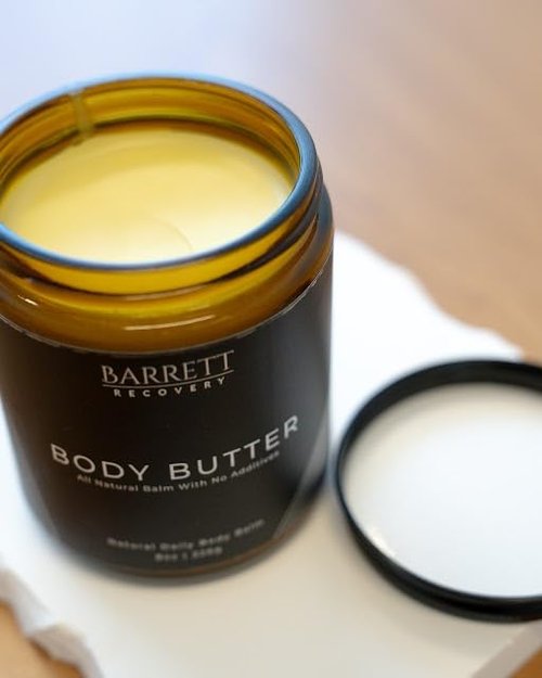 Barrett Recovery Body Butter, All-Natural Grass-Fed Tallow Moisturizer with Organic Shea and Cocoa Butter, Nourishing Skin Care