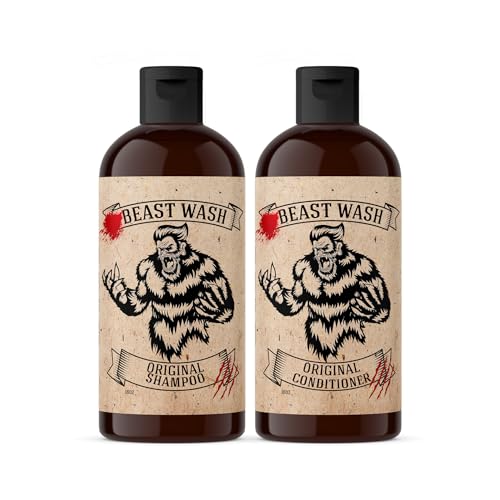 Johnny Slicks Hair Cleaning Kit - Supports Scalp & Hair Hydration - Organic Shampoo & Conditioner - Aloe, Shea Butter & Vitamin E - Original Scent - 2 Piece Set