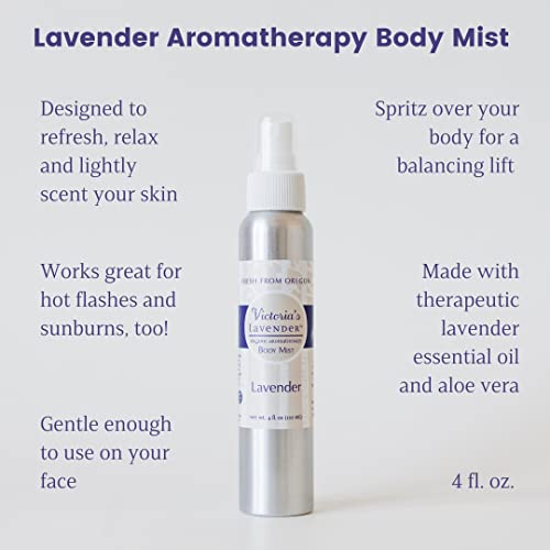 Victoria's Lavender Luxury Gift Basket for Women - Neck Wrap, Body Mist, Hand & Body Lotion, Lip Balm, Soy Candle, Mud Spa Bar & Lavender Sachet, Skin Care Sets, Made in USA Beauty Products For Women