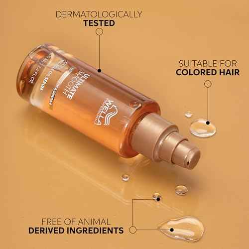 Wella Professionals ULTIMATE SMOOTH Shampoo for Dry, Dull & Frizzy Hair | With Squalane & Omega 9 | 33.8 Fl Oz