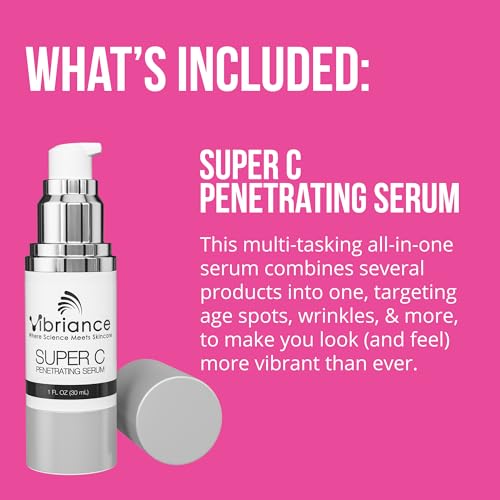 Vibriance Simple Skincare Essentials Bundle | Super C Vitamin Serum, Sheer Zinc Sunscreen SPF 50 Skin Care Set - Nourish, Protect, Illuminate