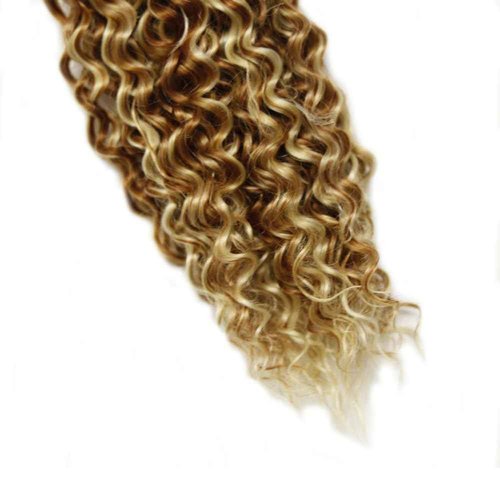 CnumGunm 28 30 32 Inch P30/613 Human Hair Bundles Blonde Kinky Curly Human Hair Bundles Light Brown Bundles 613 Bundles Human Hair #30 Kinky Curly Bundles Hair Extensions