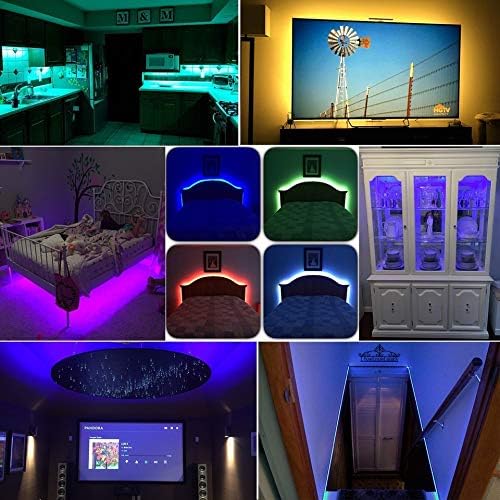 WS2812B LED Strip Individual Addressable Light SMD 30Pixels/m 5050 RGB Pixel Strip DC5V (16.4FT 150LEDS Waterproof IP65, White PCB)