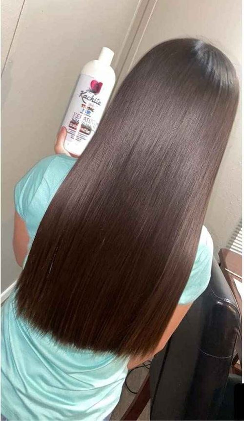 Kachita Spell NEW Brazilian Keratin Treatment Chocolate 32 fl oz - Brazilian Hair Straightening Made in USA