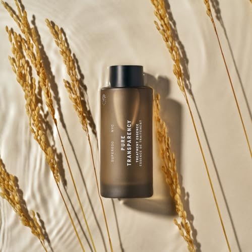 SUPEREGG Pure Transparency Treatment Essence: For bright, plump, glowing skin. Essence with 8D Hyaluronic Acid, Galactomyces Ferment Filtrate, Cica Peptide. 100 ML / 2 FL OZ
