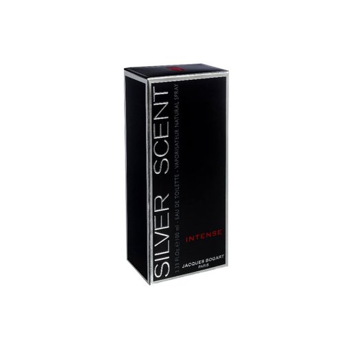 Jacques Bogart Silver Scent Intense Men Eau De Toilette Spray, 3.33 Ounce (Pack of 3)