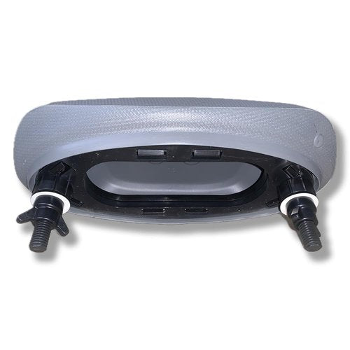 Jacuzzi 2472-014 J300™ HYDROSOOTHE™ Massage Pillow (Front-Removable), Grey