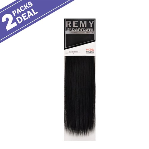 Model Model Human Hair Weave Dream Weaver Yaky (12 Inch (Pack of 2), 1)