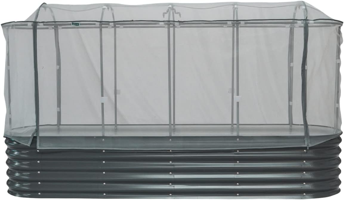 Vego garden Cover System for 2.5' x 9.5' (10 in 1) Garden Bed