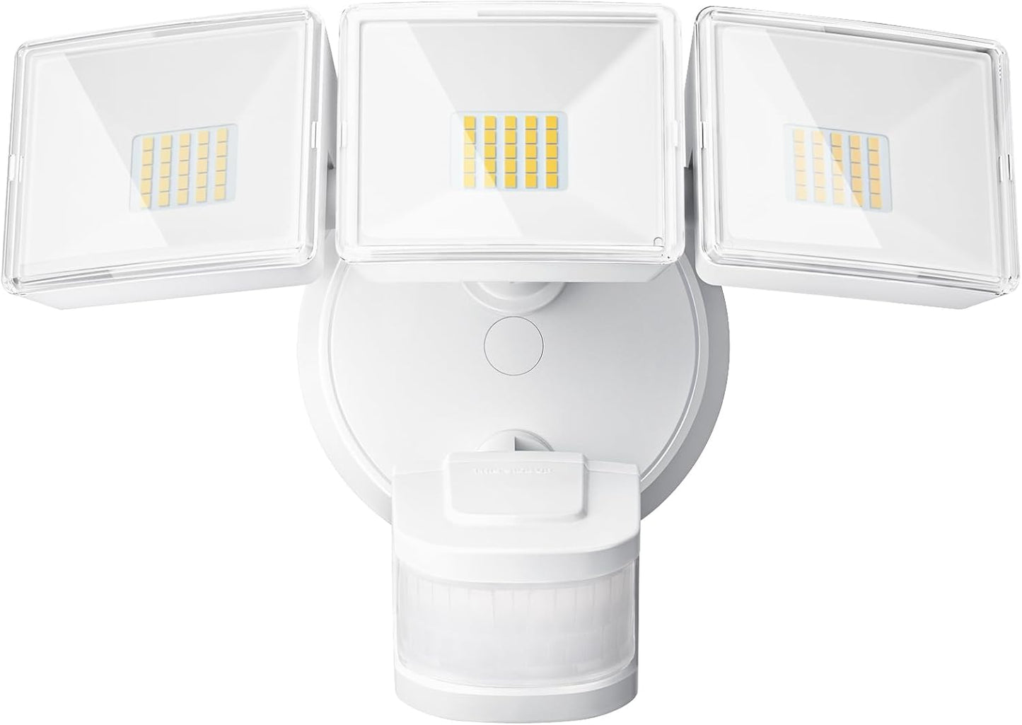 OREiN 4500LM/30W Flood Lights Outdoor, 180°/40FT Motion Sensor Outdoor Lights 3 Modes Dusk to Dawn IP65 Waterproof LED Security Light for 4500SQ.FT Area for Yard Garden, White (Hardwired)