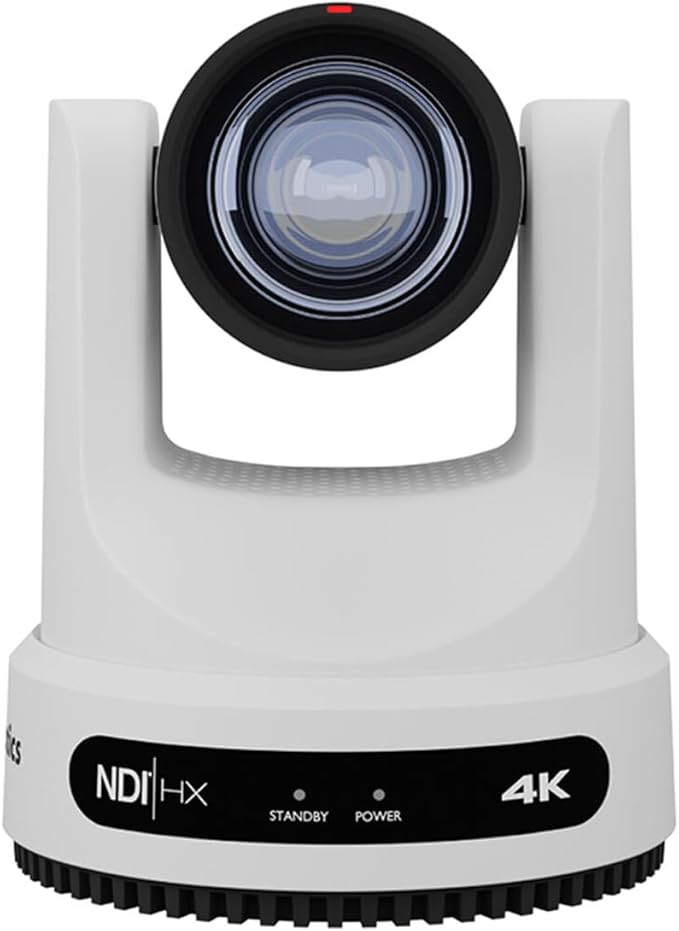 PTZOptics Move 4K 12X Optical Zoom Camera (White)