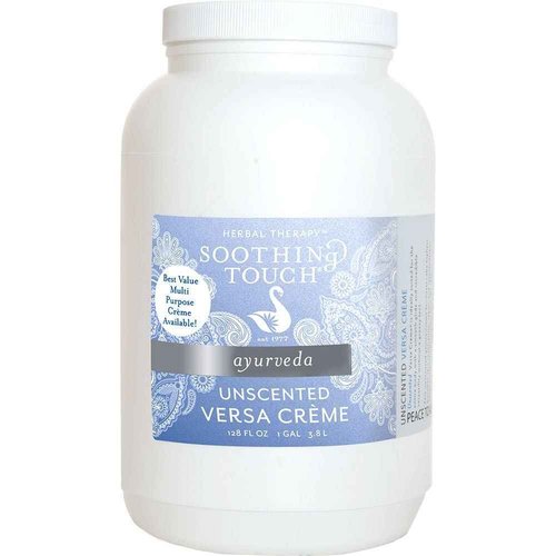 Soothing Touch Unscented Versa Creme and Jojoba Massage Lotion Bundle (1 Gallon Each) | Maximum Moisture and Deep Hydration | for Professional Massage Therapists