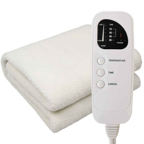 AIDENCOX Deluxe Ultra-Thick Fleece Massage Table Warmer,Heating Pad with 5 Heat Settings & Timer,12 Ft Cord and Overheat Protection for Spa Table,Massage Bed,Home Bed,71”x30”