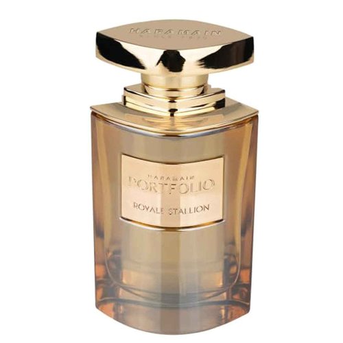 Al Haramain Portfolio Royale Stallion for Unisex - Arabian Perfume for Women & Men - Long Lasting Fragrance with Bergamot, Lavender, Jasmine, Vanilla - Arabic Cologne - Eau de Parfum - 2.5oz EDP Spray