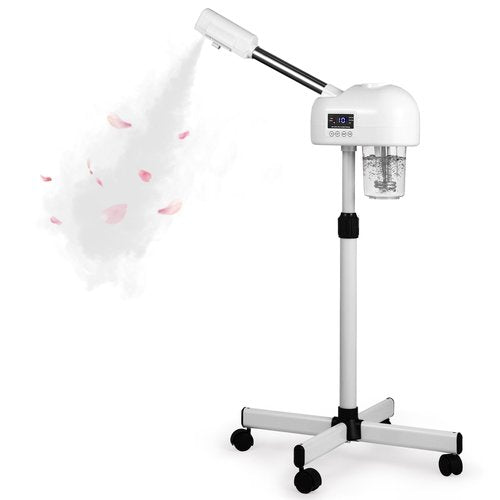 Hovinke Professional Facial Steamer for Estheticians, Hot Mist & Timer Function, Vaporizador Facial Professional Steamer On Wheels for Home Use & Spa Salon Skin Cleasning
