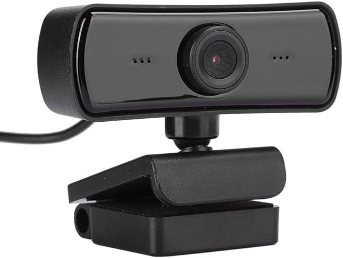 4K Webcam with Built-in Microphone, Widescreen USB Web Camera, Streaming Computer Web Camera for Live Broadcast/Video Conferencing(Black)