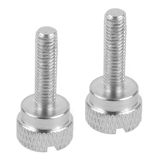 M5 Handle Thumb Screws Portable Stainless Mounting Adapter Compatible with GoPro Hero 9 Max 8 7 6 5 4 Action Cameras (2 Pairs)