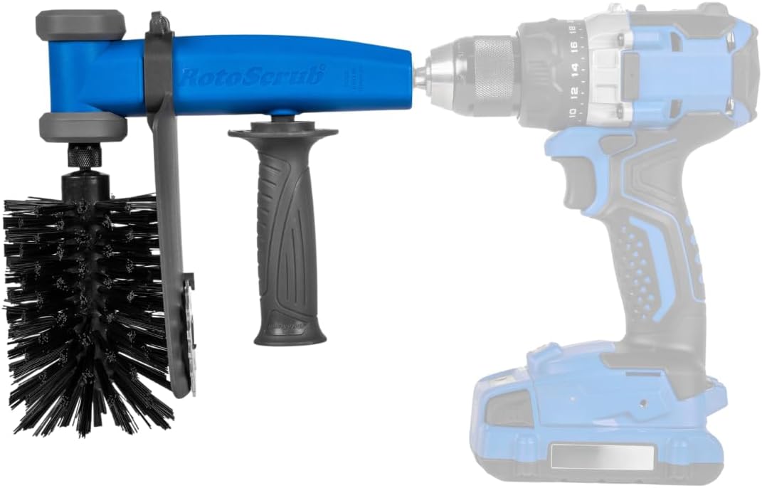 Grill Brush, Cleaning Kit, Drill Attachment, Grill Cleaner, No Metal, BBQ Grill Brush, Perfect for Removing Rust, Grime, Grease, and More